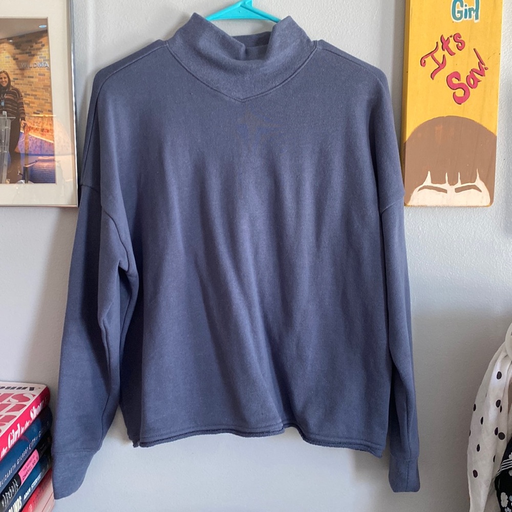 Madewell mockneck sweatshirt